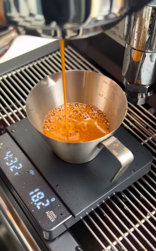Roasts Per Minute coffee cart setup at a Los Angeles pop-up event.