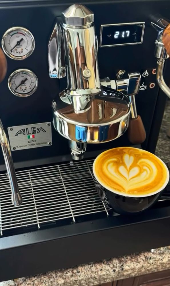 Coffee cart at a Los Angeles pop-up
