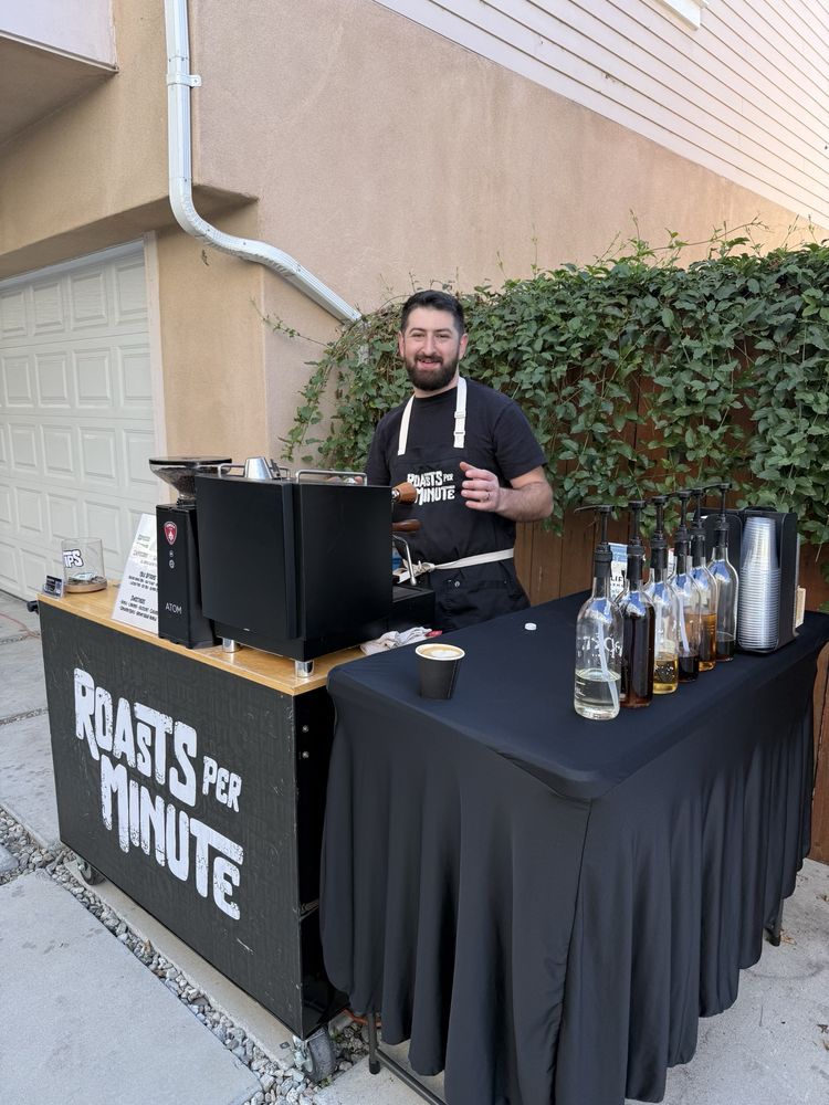 The RPM cart at a gym partnership event